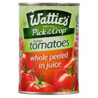 Wattie's Tomatoes Whole Peeled In Juice 400g