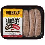 Beehive Sausages Beef & Beetroot 450g