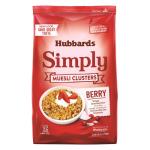 Hubbards Simply Muesli Clusters Berry 425g