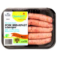 Freedom Farms Sausages Pork Breakfast prepacked 375g