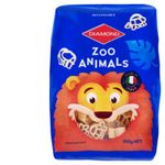 Diamond Pasta Shapes Zoo Animals 350g
