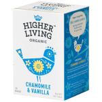 Higher Living Organic Herbal Tea Chamomile & Vanilla 30g 15 bags