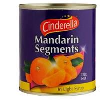 Cinderella Mandarins Segments In Syrup 312g