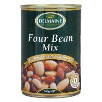 Delmaine Beans Four Bean Mix 390g