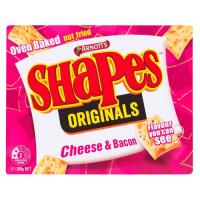 Arnotts Shapes Crackers Cheese & Bacon 175g