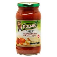Dolmio Extra Pasta Sauce Tomato, Onion & Roast Garlic jar 500g