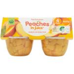 Countdown Fruit Snack Peaches In Juice 500g (125g x 4pk)