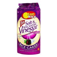 SunRice Thin Rice Cakes Sea Salt & Balsamic Vinegar 195g