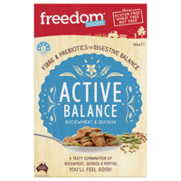 Freedom Foods Active Balance Cereal Buckwheat & Quinoa Gluten Free 350g