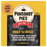 Ponsonby Pies Fresh Pie Single Mince & Cheese 235g