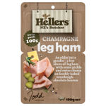Hellers Ham Shaved Champagne Leg 100g