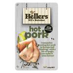 Hellers Pork Shaved Hot 2 X 100g prepacked 200g
