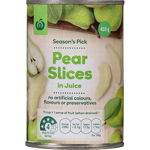 Countdown Pears Slices In Juice can 410g