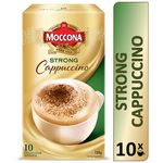 Moccona Cafe Classics Coffee Mix Strong Cappuccino 150g box 10 sachets