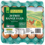 Countdown Eggs 20pk Free Range Mixed Grade 20pk