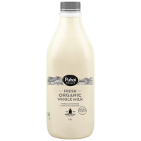 Puhoi Valley Milk Organic Non Homogenised Whole Milk