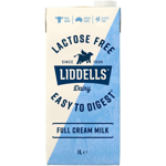 Liddells Lactose Free Milk Full Cream Package type