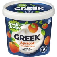 Freshn Fruity Yoghurt Tub Greek Apricot 1kg