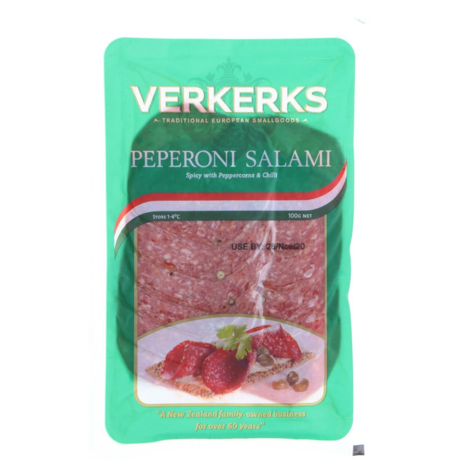 Verkerks Salami Sliced Pepperoni (Med) Package type Prices FoodMe