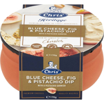 Chris Heritage Blue Cheese Dip Fig & Pistachio 170g