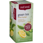 Red Seal Green Tea Lemon & Ginger 25pk