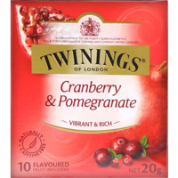 Twinings Fruit Tea Cranberry & Pomegranate 20g 10pk