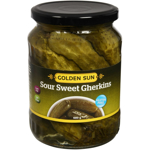 Golden Sun Gherkins Sour Sweet Gluten Free 680g