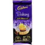 Cadbury Baking Cooking Chocolate Dark Block 180g