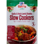 McCormick Slow Cookers Meal Base Garlic & Herb 40g