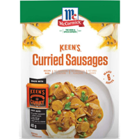 McCormick Keens Recipe Base Curies Sausages Package type