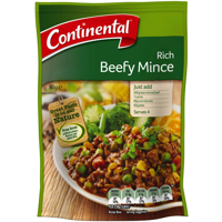 Continental Meal Base Rich Beefy Mince Package type
