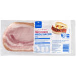 Value Precooked Middle Bacon 700g