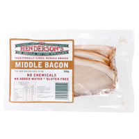 Henderson's Middle Bacon 300g
