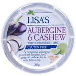 Lisas Aubergine & Cashew Dip 200g