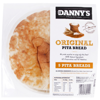Danny's Pita Bread Plain 5pk