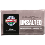 Mainland Butter Unsalted 500g