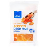 Value Dried Apricots 200g