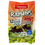 Sunreal Raisins 12pk