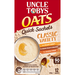 Uncle Tobys Oats Quick Classics Variety Pack Sachets 12pk