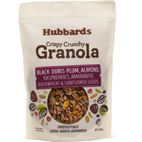 Hubbards Black Doris Plum Almond Crispy Crunchy Granola 400g