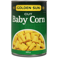 Golden Sun Cut Baby Corn 425g