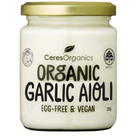 Ceres Organics Egg-Free & Vegan Organic Garlic Aioli 235g