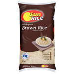 SunRice Wholegrain Brown Medium Grain Rice 5kg