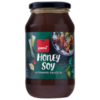 Pams Oriental Honey And Soy Simmer Sauce 560g