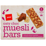 Pams Oat Choc Muesli Bars 6pk