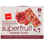 Pams Superfruit Muesli Bars Cranberry & Pomengranate 6 6pk