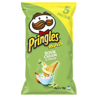 Pringles Minis Sour Cream & Onion Potato Chips 95g