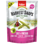 Calbee Harvest Snaps Salt & Vinegar Baked Pea Crisps 93g