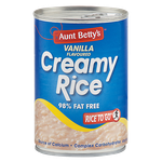Aunt Betty's Creamy Rice Vanilla Flavoured Dessert 425g
