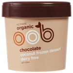 Oob Organic Chocolate Dairy Free Coconut Frozen Dessert 470ml